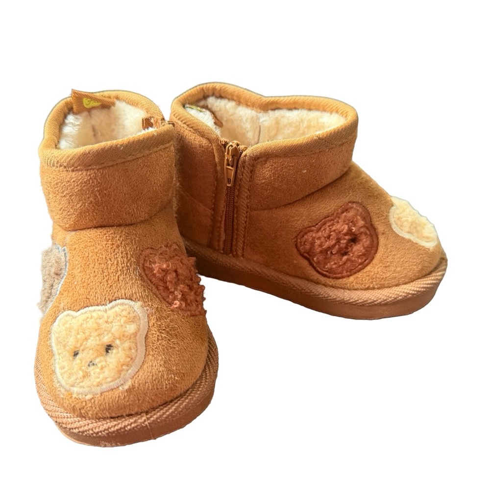 Plush Boots with Bears